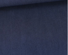 Tencel - Lyocell - Blusenstoff - Jeansoptik - Uni - Dunkelblau