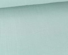 Musselin - Muslin - Double Gauze - 280cm - Extrabreit - Uni - Lichtgrün Hell - Schnuffeltuch - Windeltuch