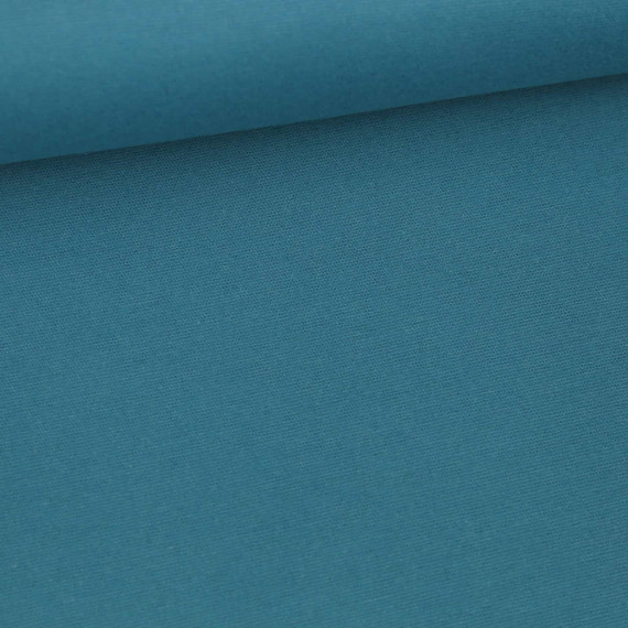 Flanell - Uni - Türkisblau