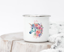 Emaille Becher - Fairy Unicorn