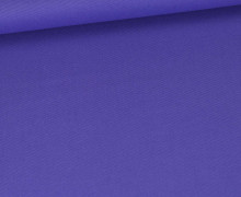 Canvas Stoff  - Feste Baumwolle - Uni - 140cm - Lilablau