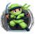 NinjaKaempferGruenSchwarz