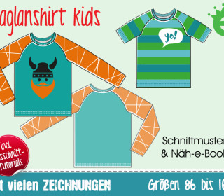 Ebook - Raglanshirt kids Gr. 86–164 | Unisex-Longsleeve