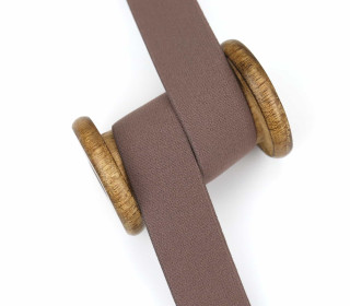 1 Meter Gummiband - Uni - 30mm - Taupe