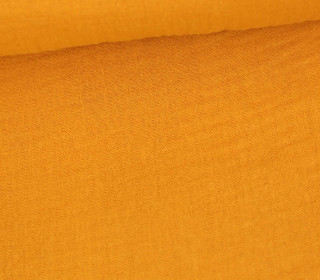 Musselin - Muslin - Double Gauze - Uni - 125g - Schnuffeltuch - Windeltuch - Senfgelb