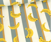 Jersey - Fruits - Bananen - Offwhite