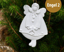 Silikon - Gießform - Engelchen mit Stern - Anhänger - Engel 2 - vielfältig nutzbar