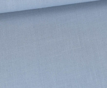 Viskose Leinen - Leinenstoff - Uni - Hellblau