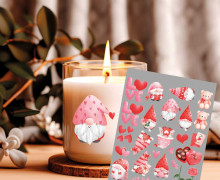 Rub-On Sticker - Gnomes in LOVE - Valentinstag - Tante Henni Rub-Ons - vielfältig nutzbar