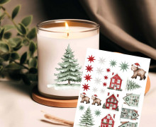 Rub-On Sticker - Süße Häuser - Weihnachten - Tante Henni Rub-Ons - vielfältig nutzbar