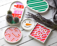 Outdoorstoff - Crazy Christmas Love - Inlays für Silikon - Probierset - studio.mARTinchen - abby and amy