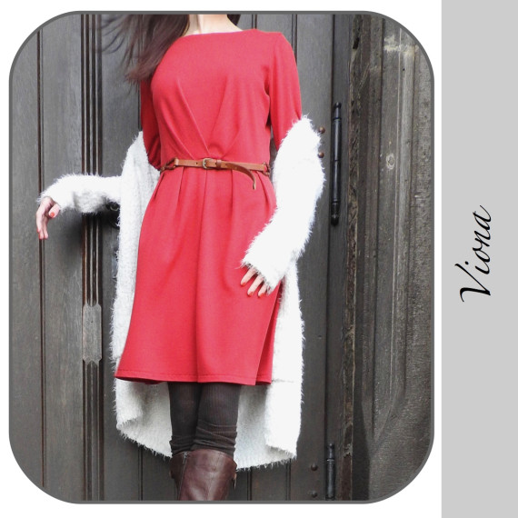 Viona: feminines Damenkleid - ebook 34-54 (mit Videotutorial)