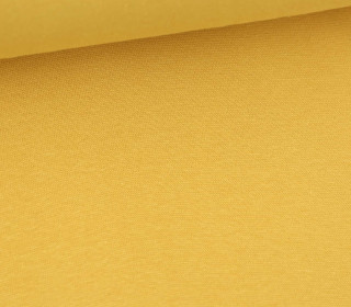 Bündchen Gretje - Glattes Bündchen - Schlauchware - Uni - Ockergelb Hell
