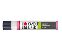 1 Kerzenmalstift - Candle-Liner - Perlmutt-Effekt - 25ml - Marabu - Rosa (Col. 133)