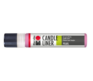1 Kerzenmalstift - Candle-Liner - Perlmutt-Effekt - 25ml - Marabu - Rosa (Col. 133)