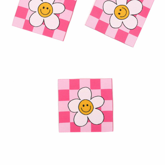 1 XXL Label - Blüte - Rosa/Pink - Hamburger Liebe