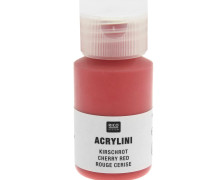 Acrylfarbe - Acrylini - 22ml - Matt - Geruchsarm - Rico Design - Kirschrot