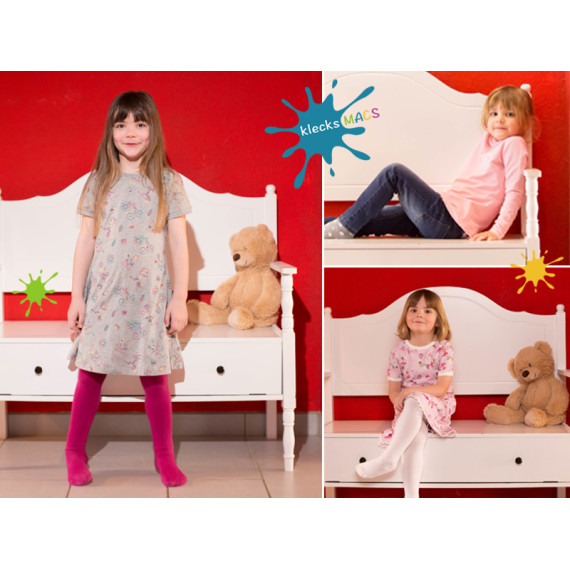 PDF Sewing Pattern for Girls’ Basic Shirt and Dress with short or long sleeves - *Girly*