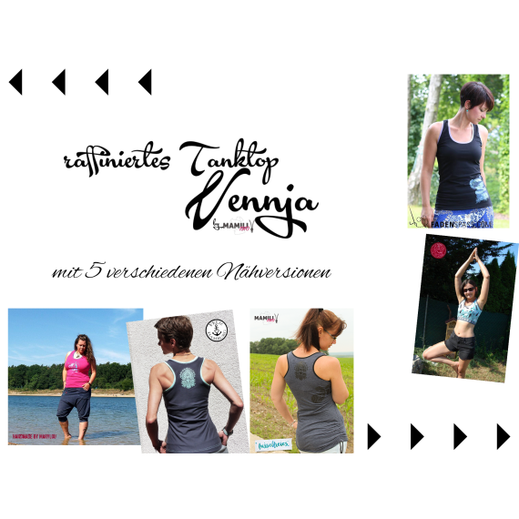 raffiniertes Tanktop Vennja Gr. 32-50