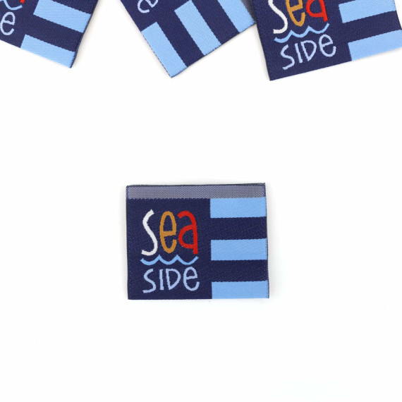 1 Label - seaside - Stahlblau - Hamburger Liebe