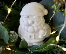 Silikon - Gießform - Mini Weihnachtsmann - vielfältig nutzbar