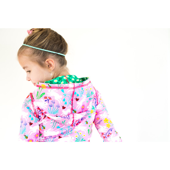 Bio-Sommersweat - French Terry - Bunny Belle - Classics - Rosa - Hamburger Liebe