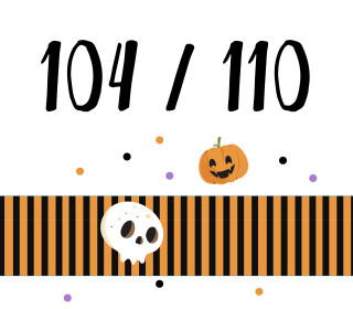 DIY-Nähset Kleidchen - Halloween - Größe 104/110  - Jersey - Fasching - Karneval - Kostüm - zum selber Nähen - abby and me