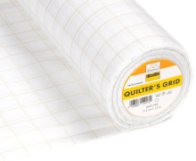 1 Meter Vlieseline - Quilter's Grid - Weiß