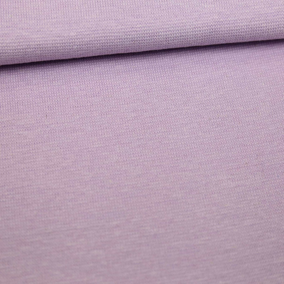 ANGEBOT - Glattes Bündchen - Uni - Schlauchware - Flieder