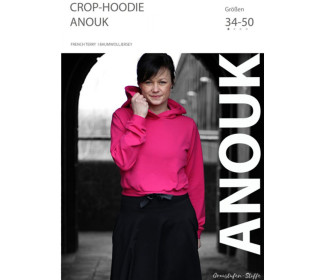 CROP-HOODIE ANOUK, EBOOK UND SCHNITTMUSTER, GRÖSSE 34-5