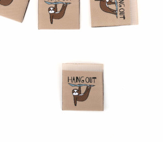 1 Label - Faultier - HANG OUT - Sand - Katzengold Designs