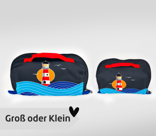 DIY-Nähset - Kosmetiktasche - Binz - Lighthouse - Hamburger Liebe - GRÖSSENAUSWAHL - abby and amy