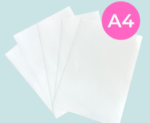 Vinylfolie - 5er Set - A4 - Siebdruckhelfer - Siebdruckfolie für den Plotter
