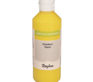 Acrylfarbe - 250ml - Outdoor - Wasserbasis - Rayher - Zitrone