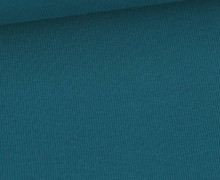 Bündchen Standard - Feine Rippen - Uni - Wasserblau - #483