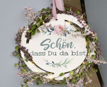 Silikon - Gießform - Dekoring - Anhänger - mit 4 Aussparungen - Ring 1- vielfältig nutzbar