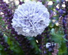 Silikon - Gießform - Blumenkugel - Blüte - vielfältig nutzbar