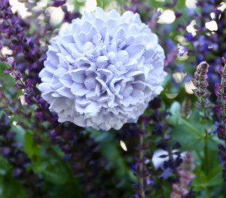 Silikon - Gießform - Blumenkugel - Blüte - vielfältig nutzbar