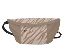 DIY-Nähset - BIG HipBag - Bauchtasche - Lets Go Wild - Zebra - Beige - Outdoorstoff - abby and amy