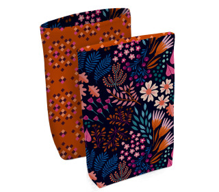 DIY-NÄHSET - Buchtasche - Bliss Flower Field - Hamburger Liebe - Softshell - abby and amy