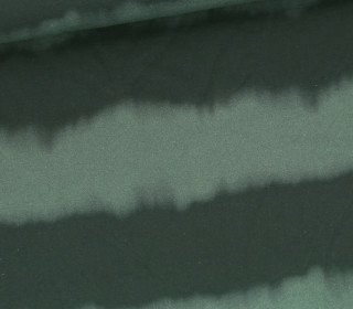 Leichter Sommersweat - French Terry - Batik - Streifen - Dunkelgrün/Lichtgrün