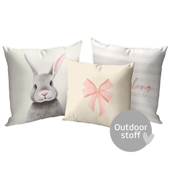 Kissenstoff - DIY - Kissen-Set - Pastel Easter - Outdoorstoff - abby and amy