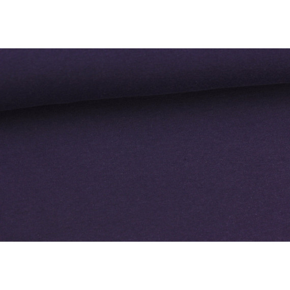 Sommersweat - Uni - 150cm - Lila Dunkel
