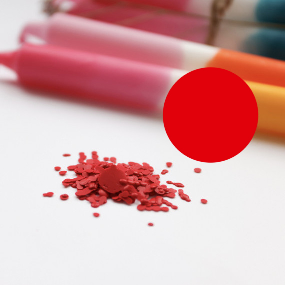 10g Kerzenpigment - Tomatenrot - Kerzenwachs - Pigment 236