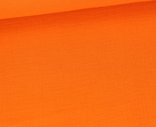 Musselin - Muslin - Double Gauze - Uni - Neonorange - 125g - Schnuffeltuch - Windeltuch