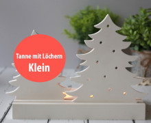 Silikon - Gießform - Stecker Tannen für Steckleisten - Lichtdeko - Tanne Klein mit Löchern - vielfältig nutzbar