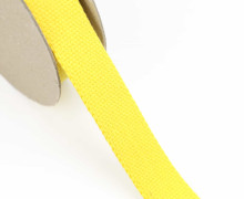 1 Meter Gurtband  - 30mm - Baumwolle - Gelb