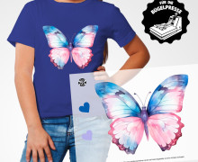 Onkel Bo's Bügelbilder - DIN A4 - Dreamy Butterfly