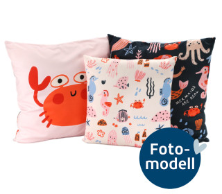 FOTOMODELL - Kissen-Set fertig genäht - Mermaids Are Real - In The Deep - Velvet