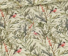 Sommersweat - Wintergrüße - Vögel - Pastellgrün - Bio Qualität - abby and me